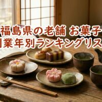 福島県の老舗お菓子・創業年別ランキングリスト|失敗しない手土産選び