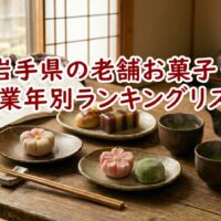 岩手県の老舗お菓子・創業年別ランキングリスト｜失敗しない手土産選び