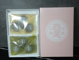 本家　西尾　八ッ橋の生八ッ橋と八ッ橋のお味