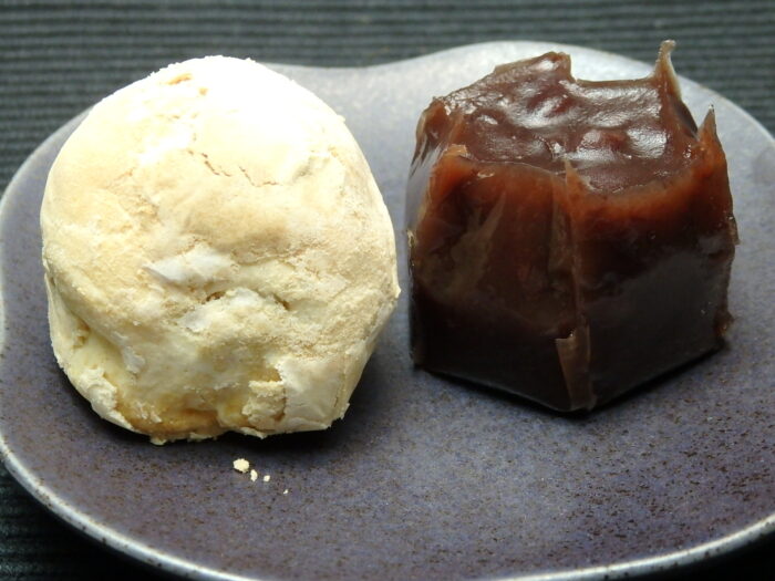 若林屋総本家の生きんつば、志功装三国、栗三盆 、ででれこでん、かぐわし