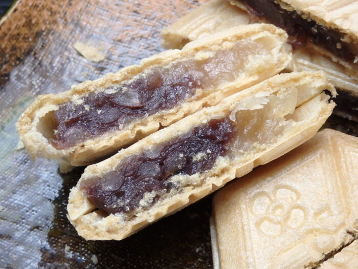 若林屋総本家の生きんつば、志功装三国、栗三盆 、ででれこでん、かぐわし