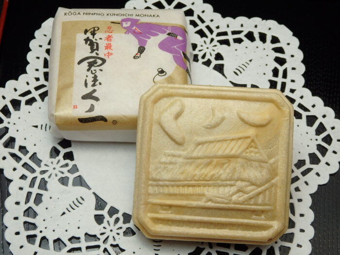 菓子長のくノ一最中、甲賀流忍者最中とチーズケーキ、なめらかプリン