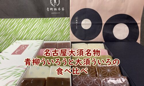 名古屋大須土産の定番　青柳ういろうと大須ういろのどっちを買うべきか徹底比較！