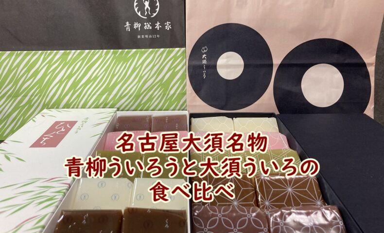 名古屋大須土産の定番　青柳ういろうと大須ういろのどっちを買うべきか徹底比較！