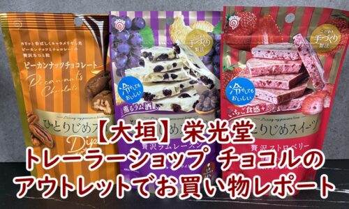 【大垣】 栄光堂 トレーラーショップ チョコルのアウトレットでお買い物レポート